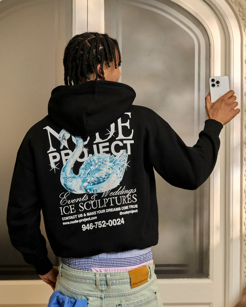 SCULPTURE HOODIE ASH