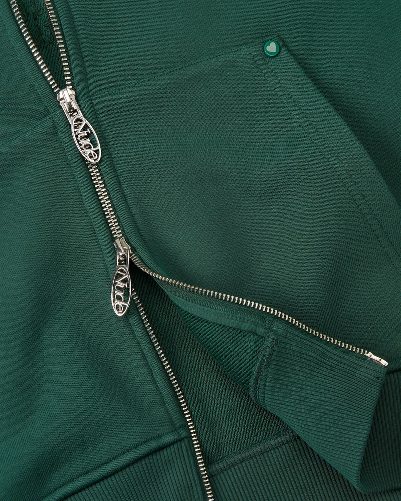 BEAST ZIP-UP HOODIE GREEN