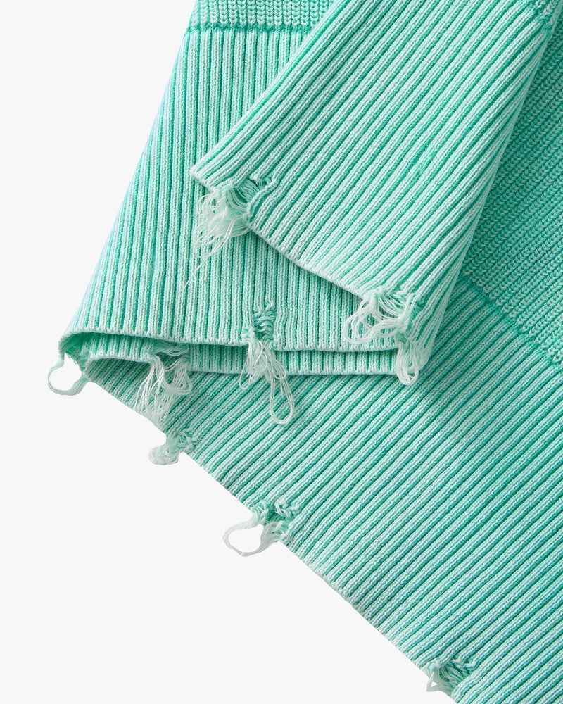 PERFECT CROP KNIT MINT
