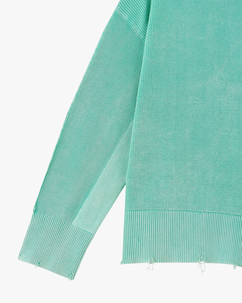 PERFECT CROP KNIT MINT