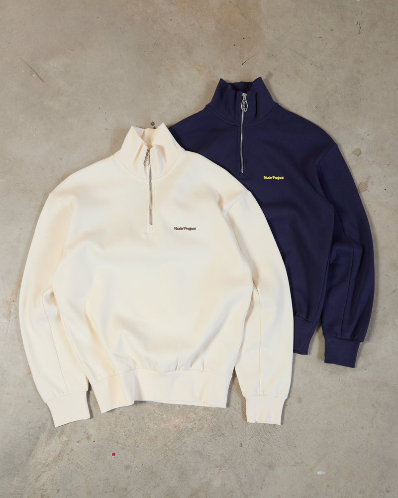 ORIGINS QUARTER-ZIP MARSHMALLOW