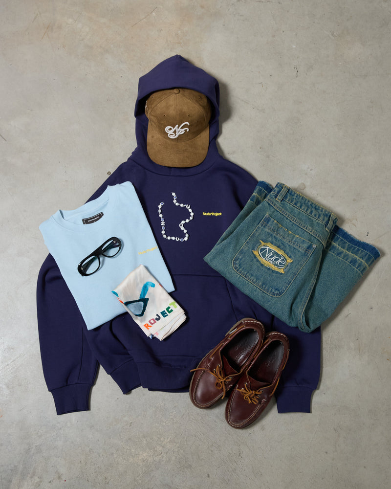 ORIGINS HOODIE NAVY