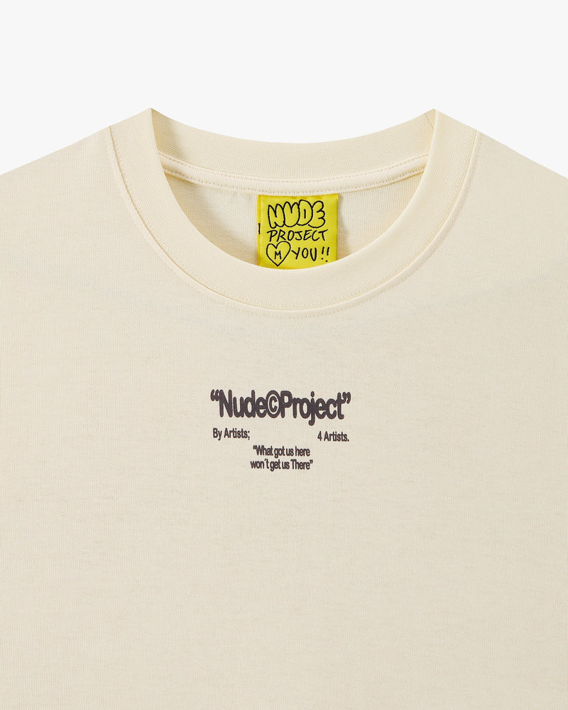 CALCULATOR TEE MARSHMALLOW