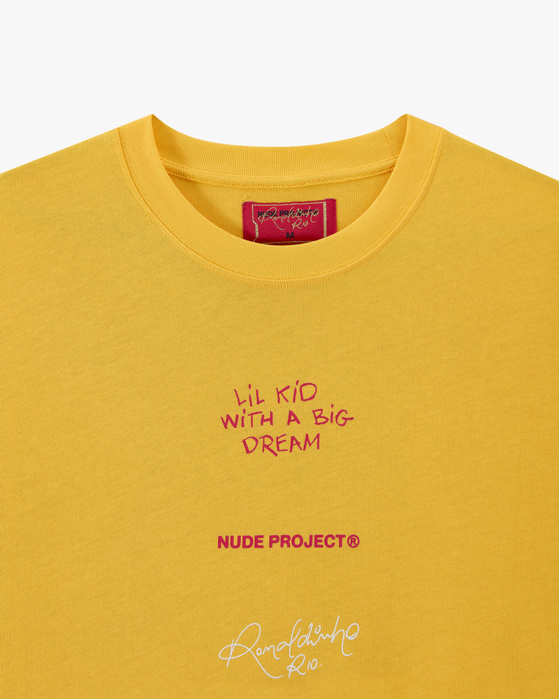FACE TEE YELLOW