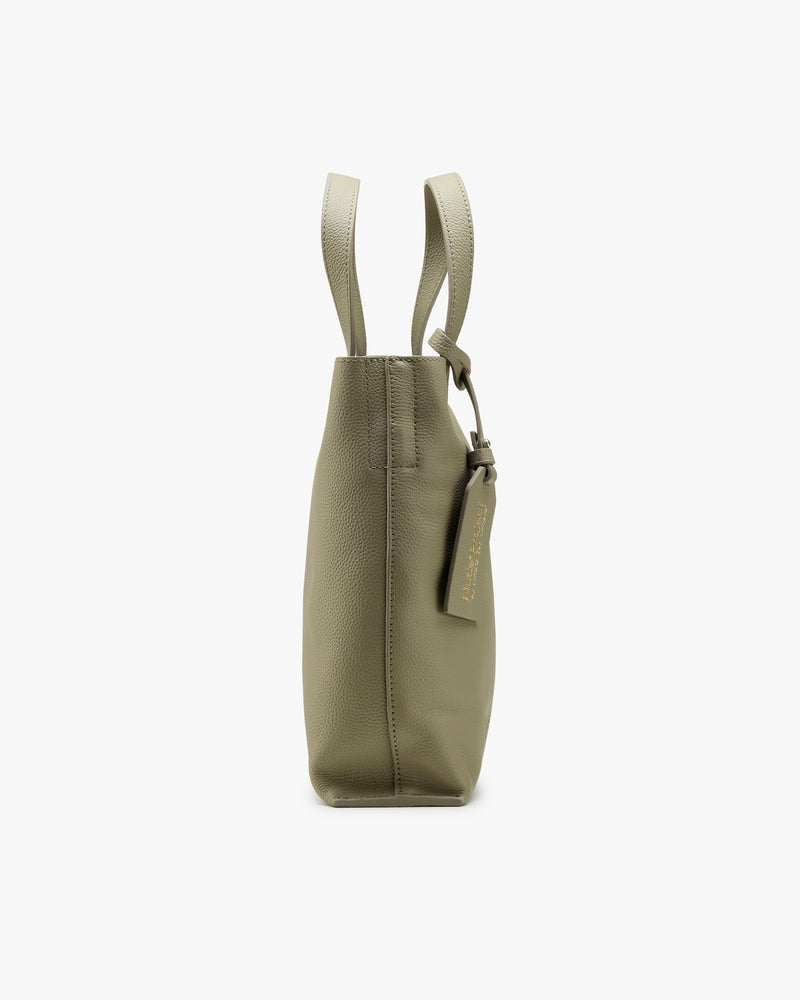 MINIMAL LEATHER BAG OLIVE