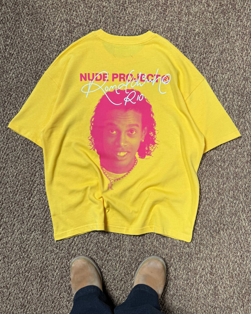 FACE TEE YELLOW