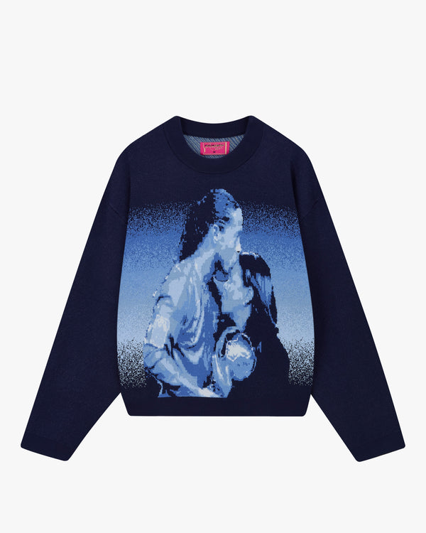 MOM KNIT BLUE