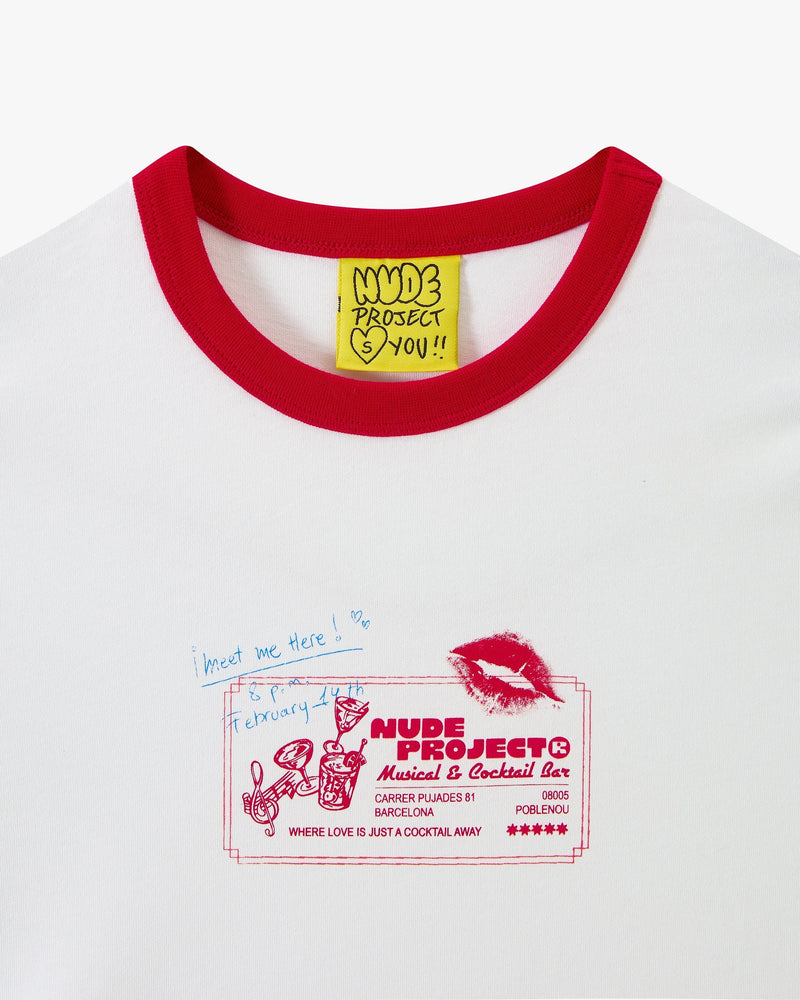 NAPKIN TEE WHITE