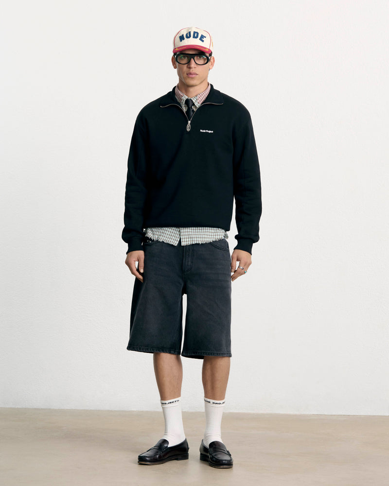 ORIGINS QUARTER-ZIP BLACK