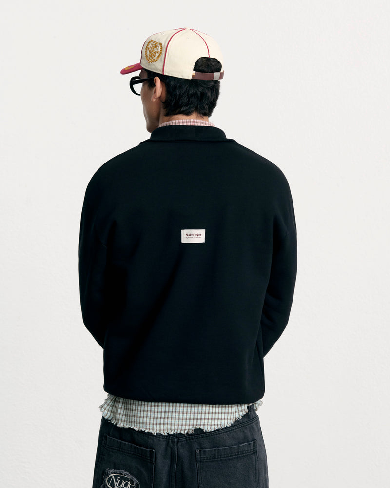 ORIGINS QUARTER-ZIP BLACK