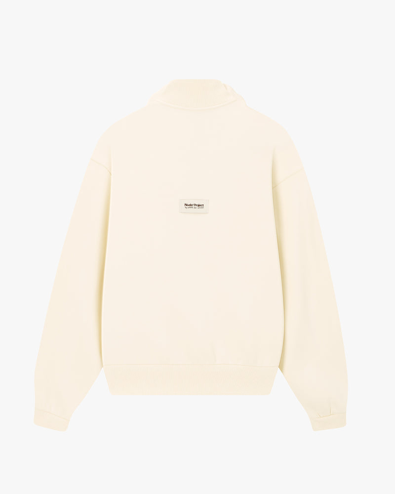 ORIGINS QUARTER-ZIP MARSHMALLOW