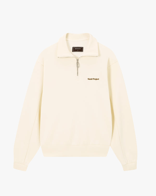 ORIGINS QUARTER-ZIP MARSHMALLOW
