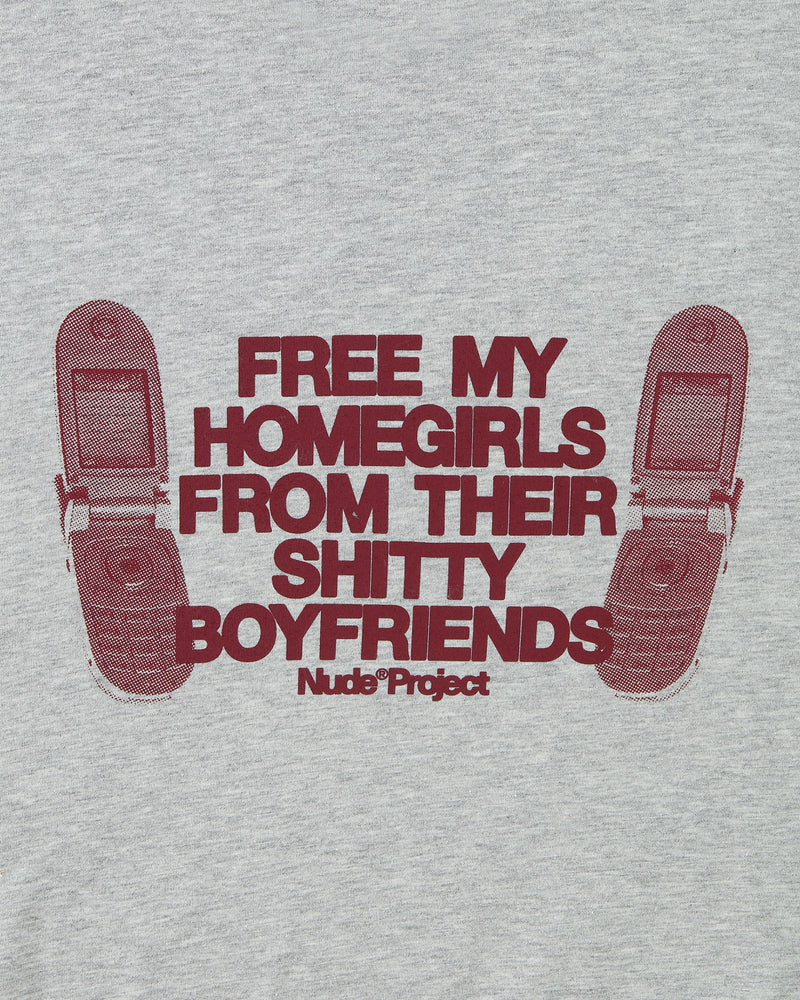 TYPE SHIT TEE GREY